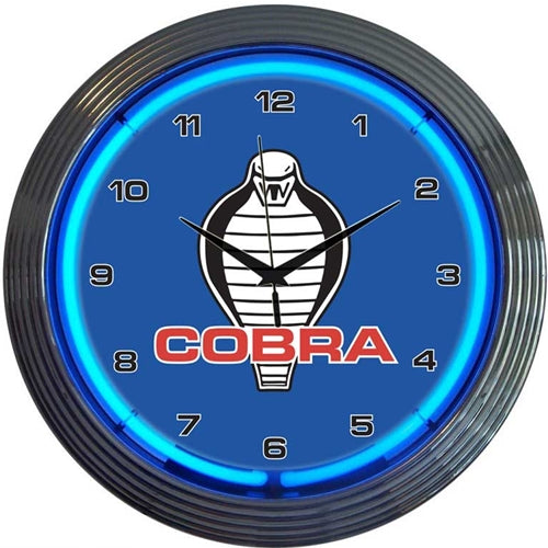 Cobra Neon Clock