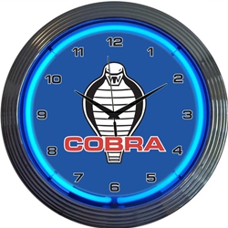Cobra Neon Clock
